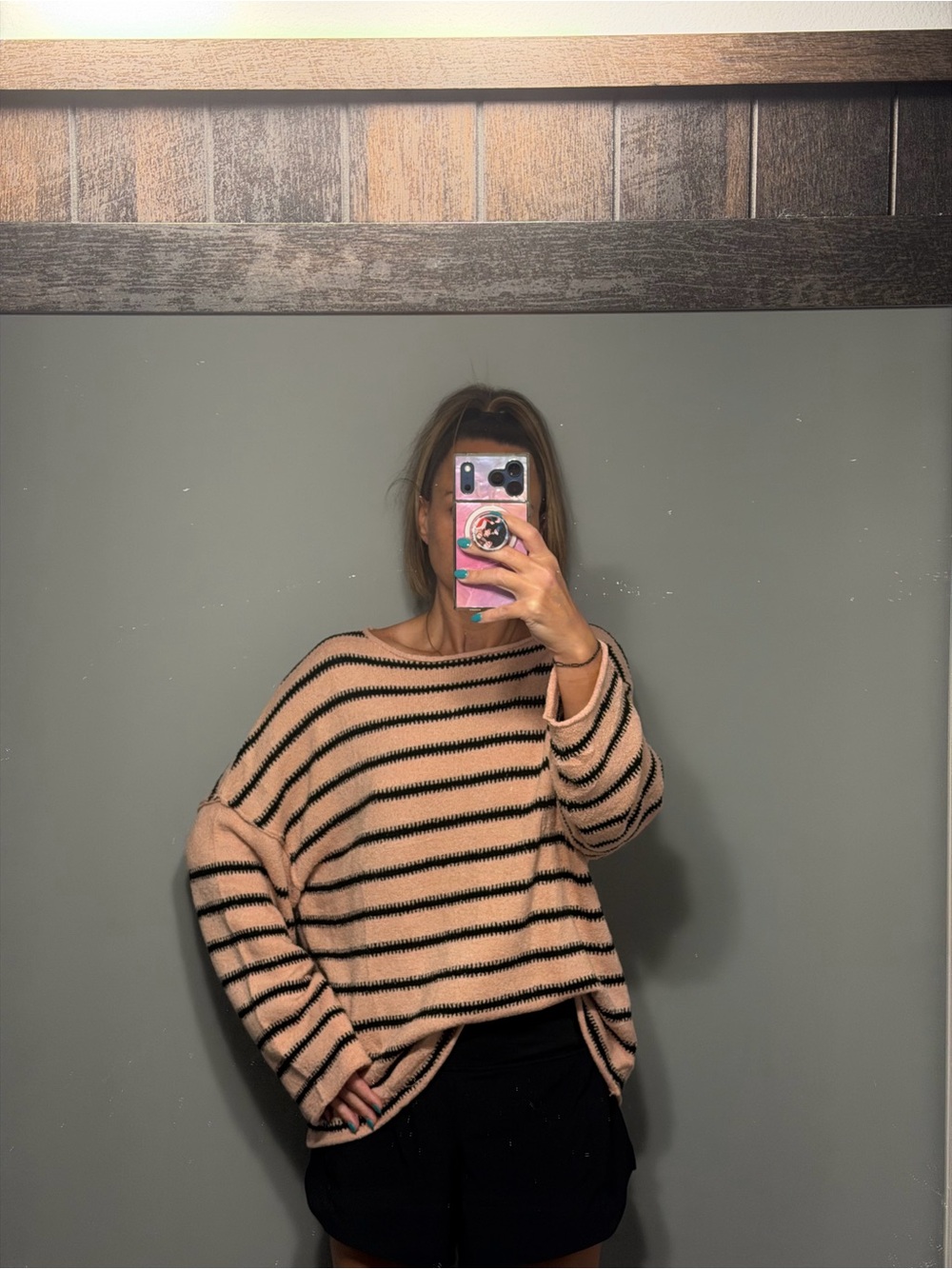 Oversized Raw Hem